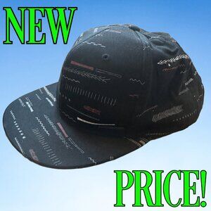 Arbor Black Cotton Arrow Print Snapback Hat